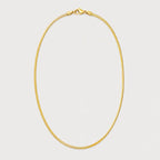 TaleClasp Steel Flexible Snake Chain Necklace - Golden - image 3