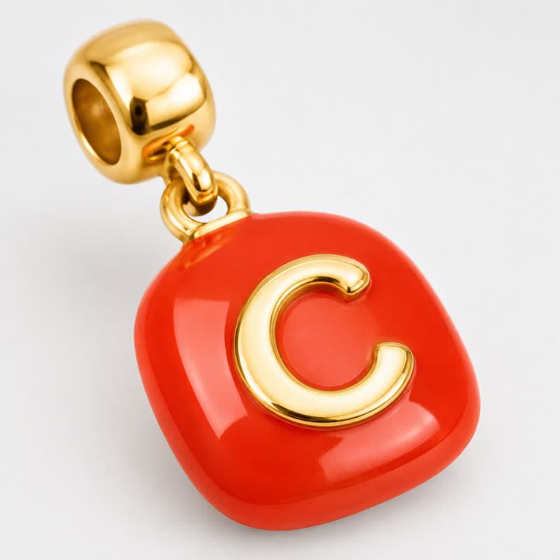 TaleClasp Steel Letter C Stackable Charm - image 3