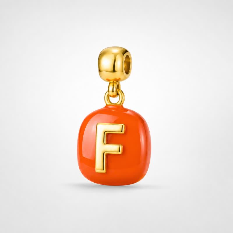 TaleClasp Steel Letter F Stackable Charm - image 3