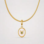 TaleClasp Taurus White Shell Gold Pendant Charm - image 4