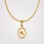 TaleClasp Scorpio White Shell Gold Pendant Charm - image 4