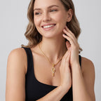 TaleClasp Pave Tennis Racket Gold Tone Statement Charm - image 2