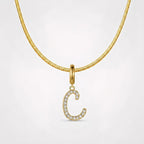 TaleClasp Letter C Gold Tone Arc Charm - image 4