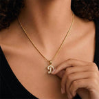 TaleClasp Letter D Gold Tone Arc Charm - image 1