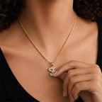 TaleClasp Letter F Gold Tone Arc Charm - image 1