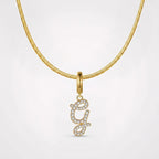 TaleClasp Letter G Gold Tone Arc Charm - image 4
