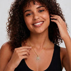 TaleClasp Letter H Gold Tone Arc Charm - image 2