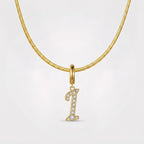 TaleClasp Letter I Gold Tone Arc Charm - image 4