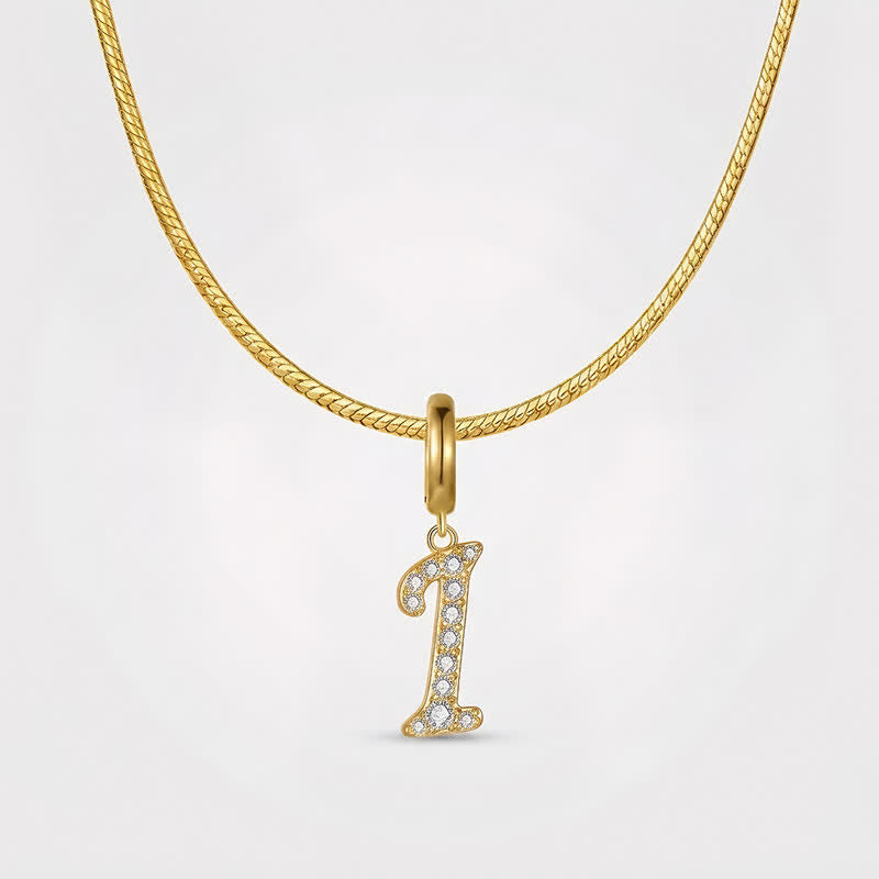 TaleClasp Letter I Gold Tone Arc Charm - image 4