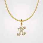 TaleClasp Letter F Gold Tone Arc Charm - image 4