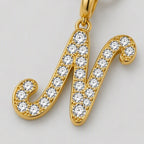 TaleClasp Letter N Gold Tone Arc Charm - image 3