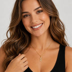 TaleClasp Letter S Gold Tone Arc Charm - image 2