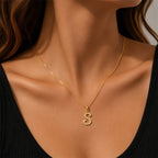 TaleClasp Letter S Gold Tone Arc Charm - image 1