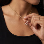 TaleClasp Letter X Gold Tone Arc Charm - image 1