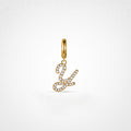 TaleClasp Letter Y Gold Tone Arc Charm - Golden - image 0