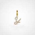 TaleClasp Letter Y Gold Tone Arc Charm - Golden - image 0