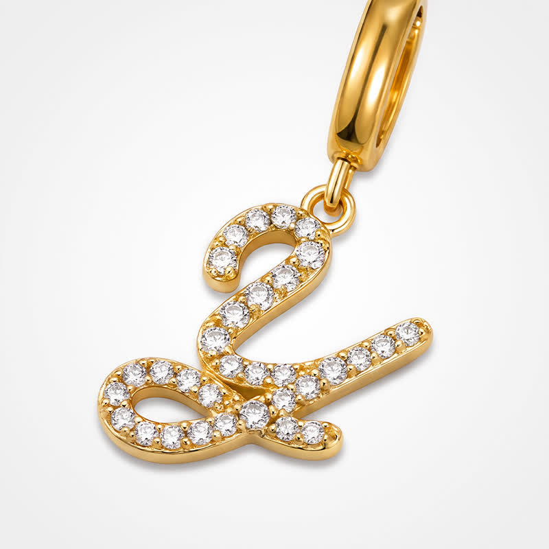 TaleClasp Letter Y Gold Tone Arc Charm - image 3