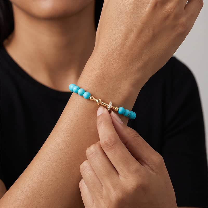 TaleClasp Imitation Turquoise Bracelet - image 1