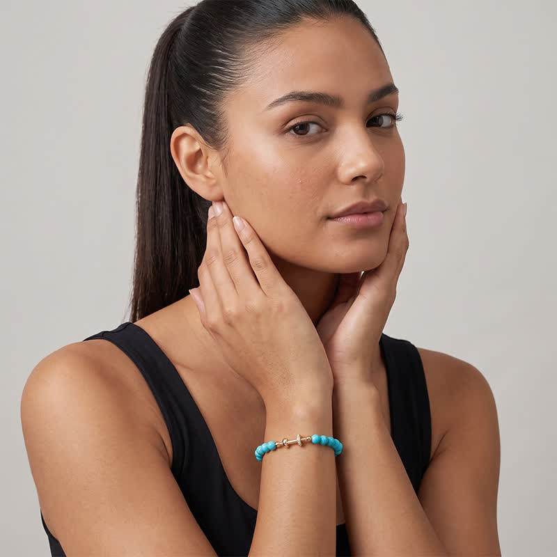 TaleClasp Imitation Turquoise Bracelet - image 2