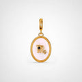 TaleClasp Scorpio White Shell Gold Pendant Charm - Golden - image 0