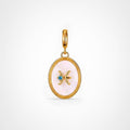 TaleClasp Pisces White Shell Gold Pendant Charm - Golden - image 0