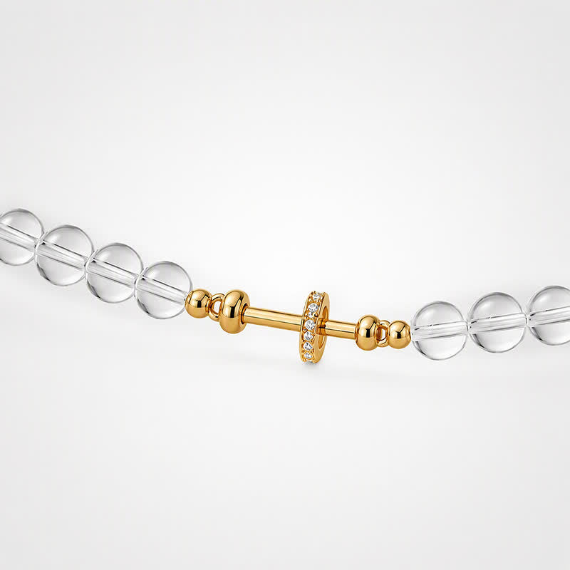 TaleClasp Clear Crystal Beaded Stretch Bracelet - image 3