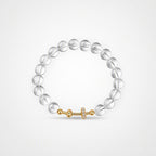 TaleClasp Clear Crystal Beaded Stretch Bracelet - Transparent - image 0