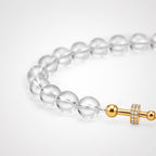 TaleClasp Clear Crystal Beaded Stretch Bracelet - image 4