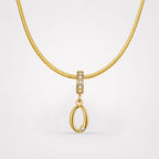TaleClasp Lucky Number 0 Gold Detachable Charm - image 4