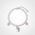 TaleClasp Sweet Pearl Ghost Charm Bracelet - White - image 0