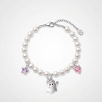TaleClasp Sweet Pearl Ghost Charm Bracelet - White - image 0