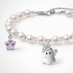 TaleClasp Sweet Pearl Ghost Charm Bracelet - image 3