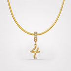 TaleClasp Lucky Number 4 Gold Detachable Charm - image 4