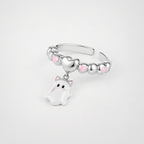 TaleClasp Sweet Heart Cute Ghost Charm Ring - image 3