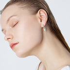 TaleClasp Celestial Moon Planet Asymmetrical Clip-On Earrings - image 4