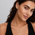 TaleClasp Festive Smiling Star Gold Tone Charm - image 2