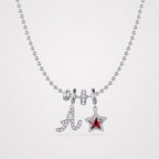 TaleClasp Radiant Red Star Pave Halo Dangle Charm - image 4
