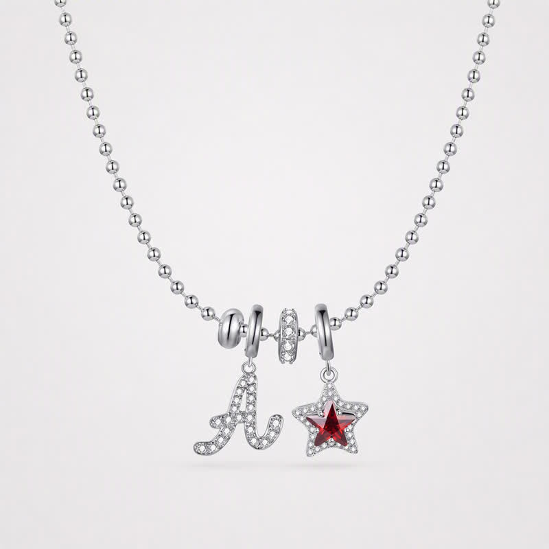 TaleClasp Radiant Red Star Pave Halo Dangle Charm - image 4