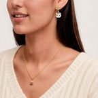 TaleClasp Christmas Snowflake Candy Cane Drop Earrings - image 2