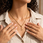 TaleClasp Lucky Number 5 Gold Detachable Charm - image 1