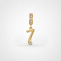 TaleClasp Lucky Number 7 Gold Detachable Charm - Golden - image 0