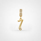 TaleClasp Lucky Number 7 Gold Detachable Charm - Golden - image 0