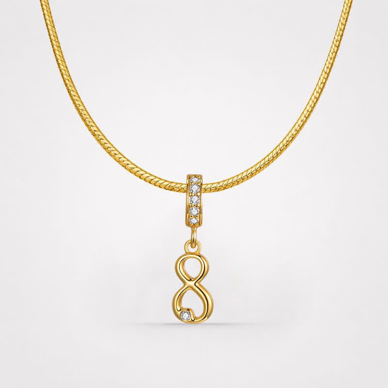 TaleClasp Lucky Number 8 Gold Detachable Charm $28.00 - image 4