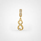 TaleClasp Lucky Number 8 Gold Detachable Charm $28.00 - Golden - image 0