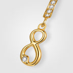 TaleClasp Lucky Number 8 Gold Detachable Charm $28.00 - image 3