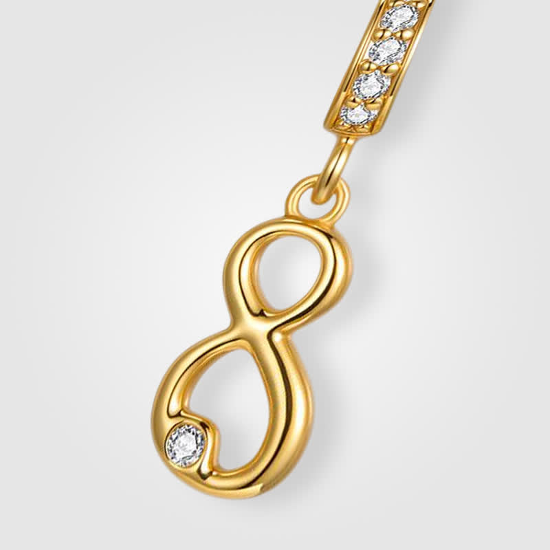 TaleClasp Lucky Number 8 Gold Detachable Charm $28.00 - image 3