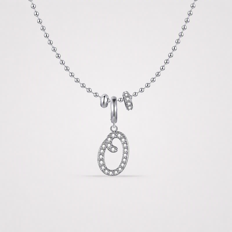 TaleClasp Elegant Script Letter O Silver Tone Initial Charm - image 4