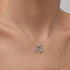 TaleClasp Elegant Script Letter X Silver Tone Initial Charm - image 1