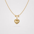 TaleClasp Pave Heart Locket Gold Tone Charm - image 4