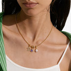 TaleClasp Violet Gemstone Charm - image 1